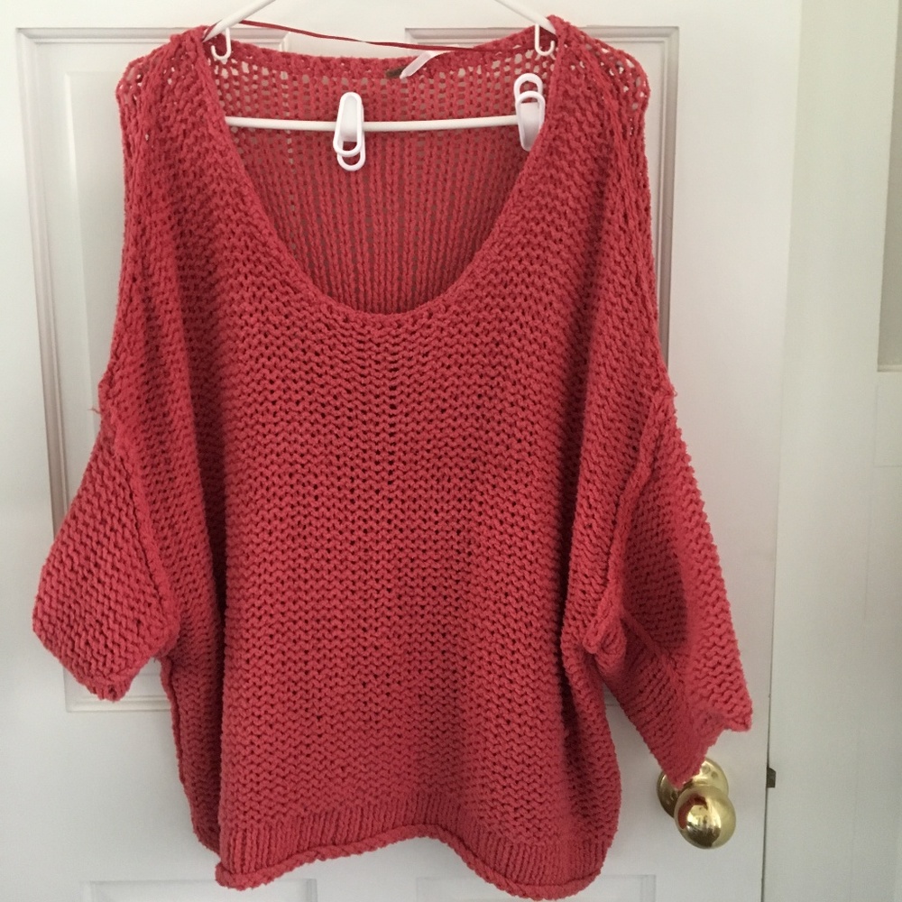 Free People Off The Shoulder Knit Sweater XS